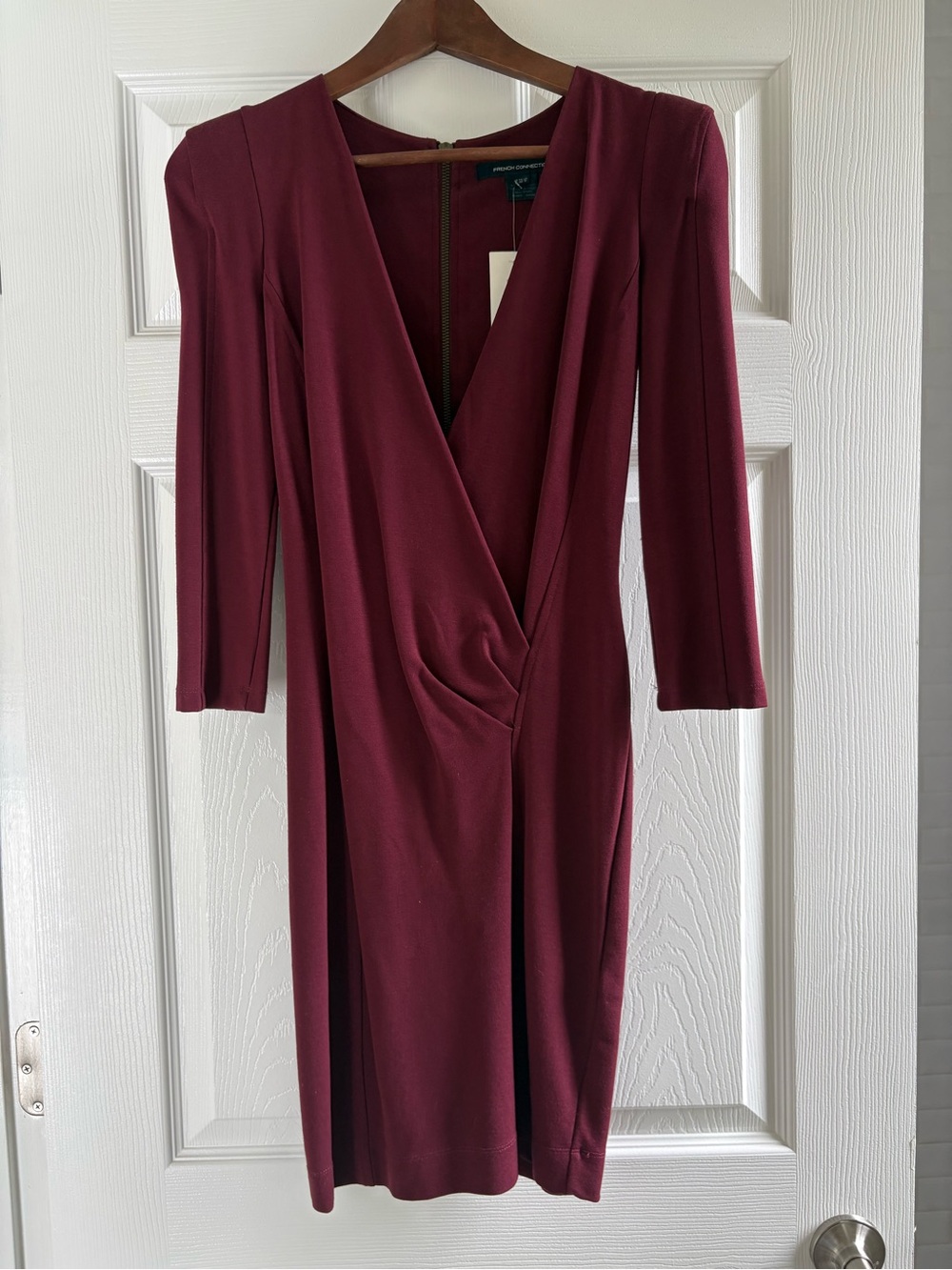 French Connection Wrap Dress in Shiraz